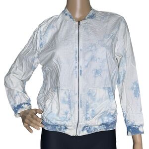 American Eagle bleach dye jacket, medium